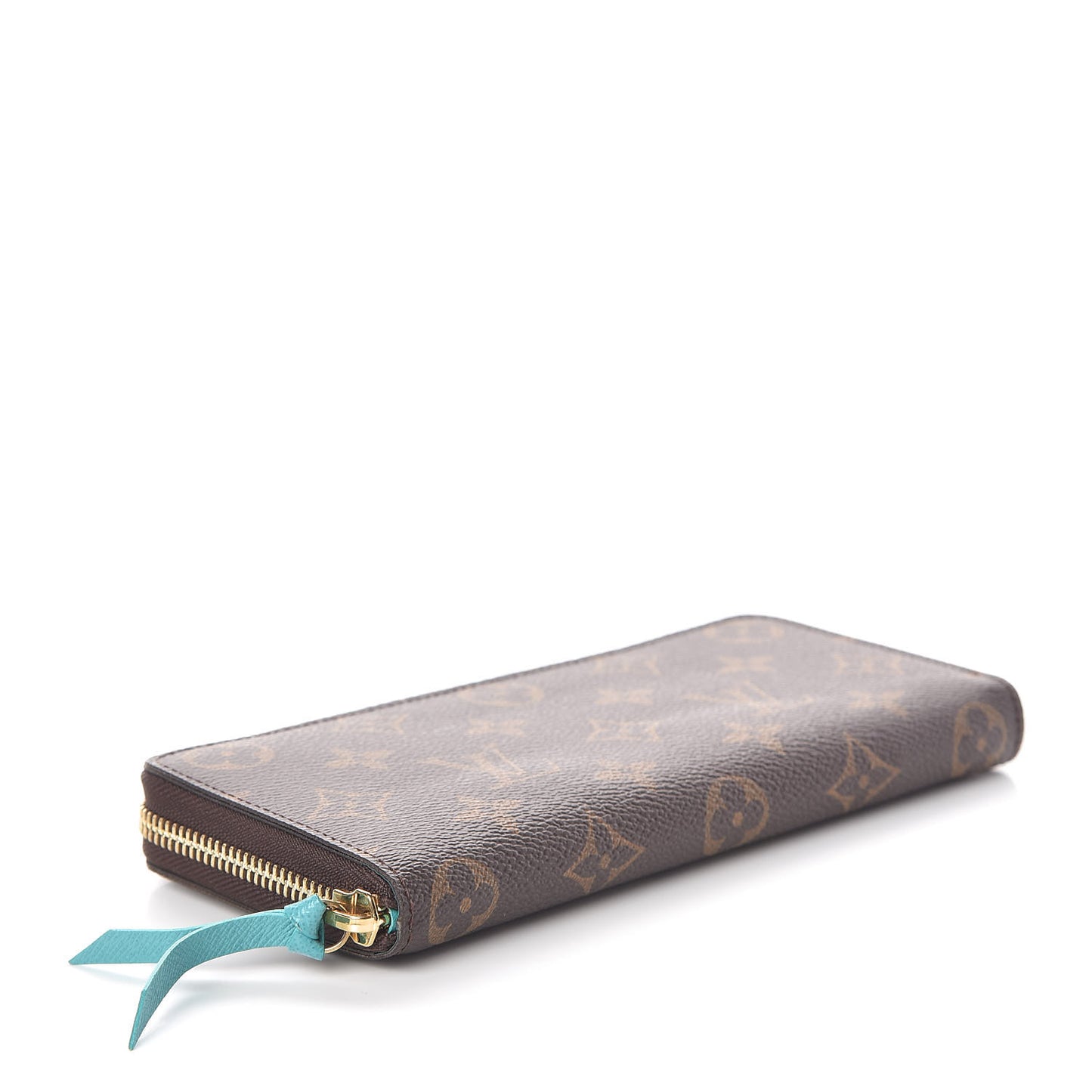 Monogram Clemence Wallet Turquoise