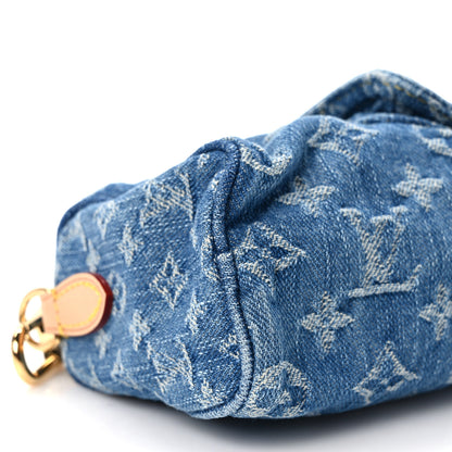 Louis Vuitton Monogram Denim Nano Speedy Blue 10 of 12