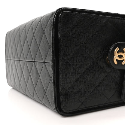 Chanel Caviar Quilted Medium Chanel 25 Handbag Black 11 of 11