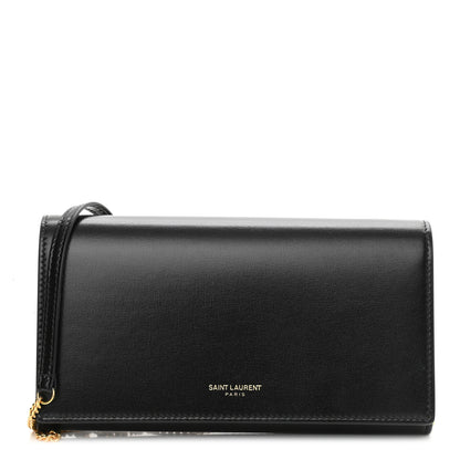Saint Laurent Smooth Calfskin Mini Paris Bag Black 1 of 10
