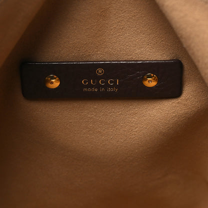 Gucci Grained Calfskin Softbit Maxi Shoulder Bag Dark Brown 7 of 10