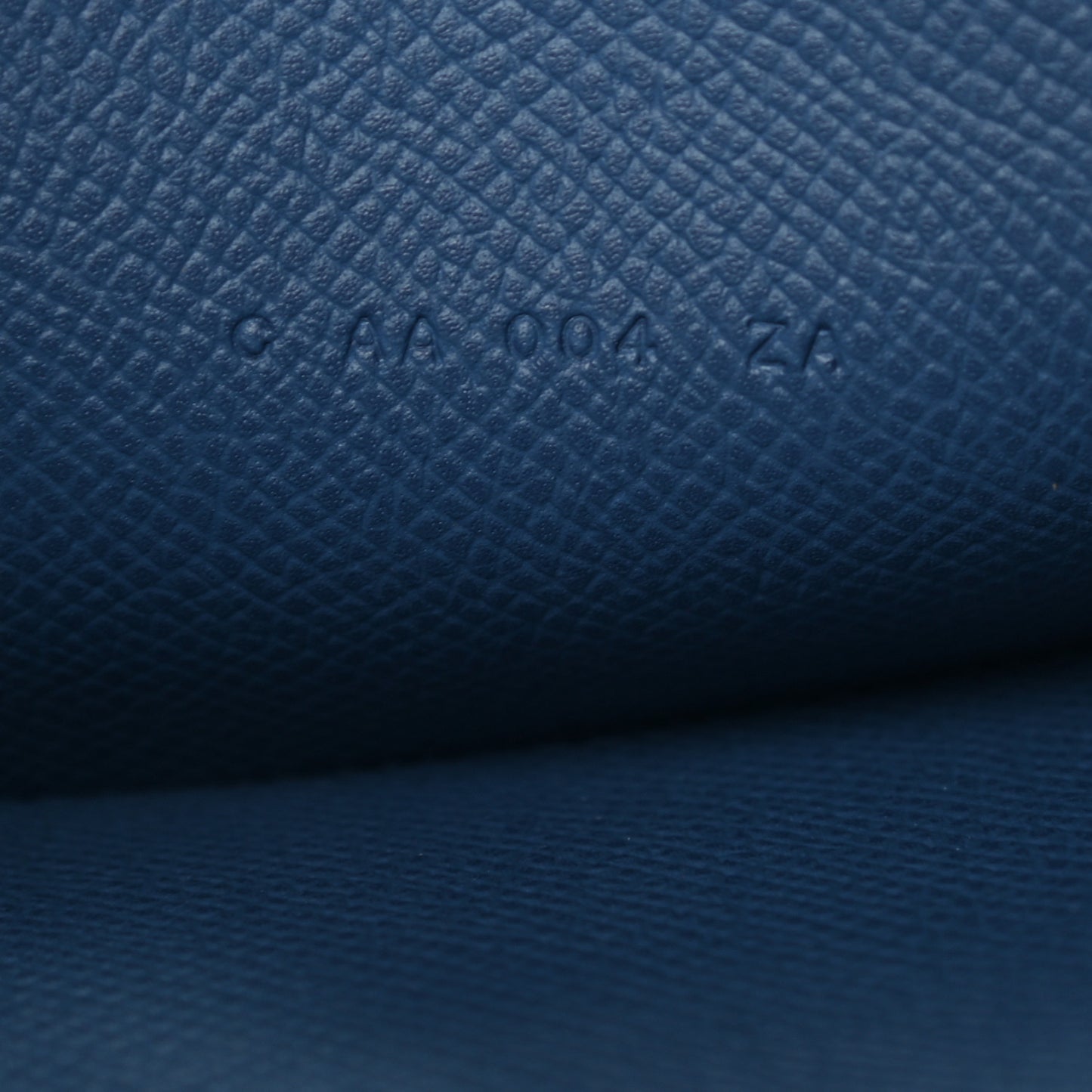 Epsom Calvi Pouch Bleu Agate Capucine