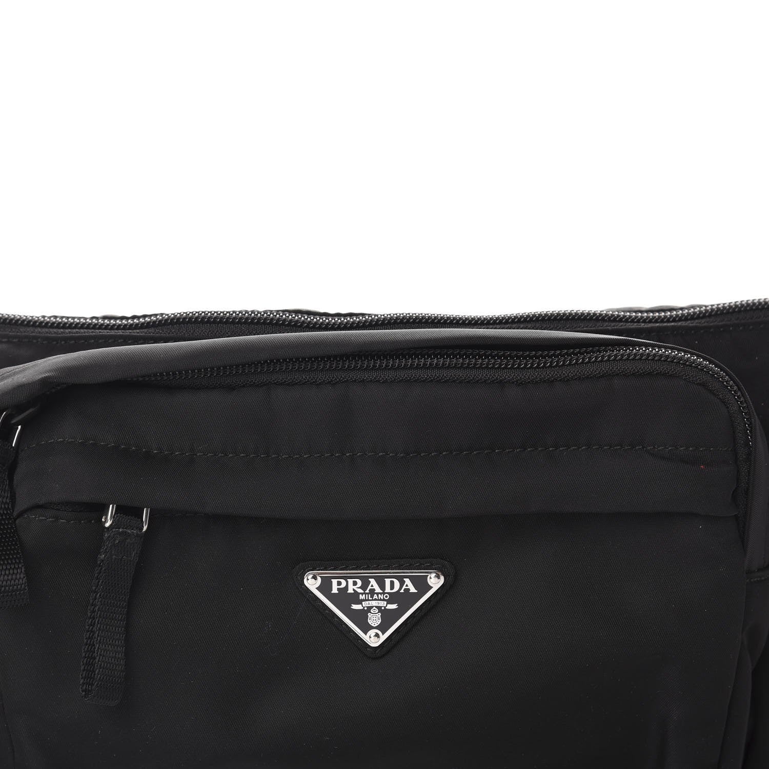 Prada Tessuto Nylon Belt Bag Black 11 of 11