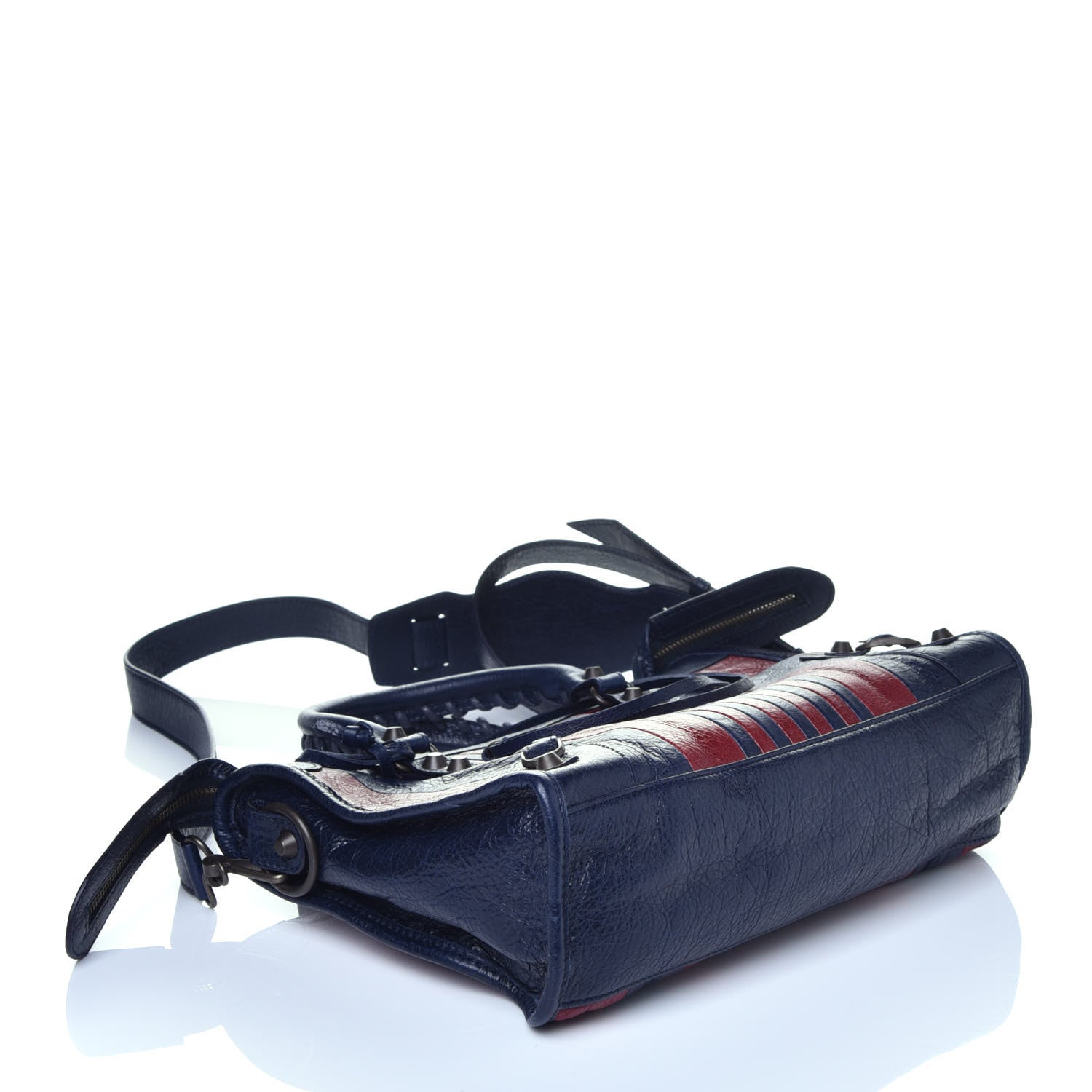 Balenciaga Veau Arena Multicolore Classic Hardware S City Bleu Nuit Rouge 4 of 9