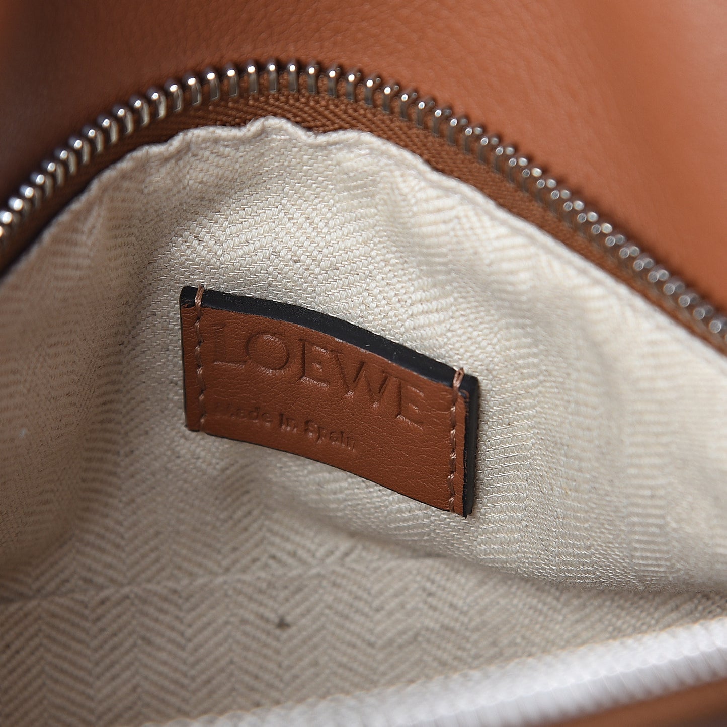 Calfskin Small Puzzle Bag Tan