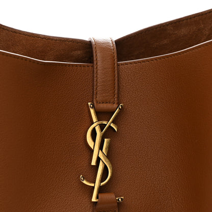 Saint Laurent Grained Calfskin Large Le 5 A 7 Soft Hobo Fox 9 of 11