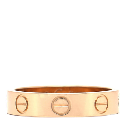 Cartier 18K Yellow Gold 3.5mm LOVE Wedding Band Ring 47 4 1 of 6