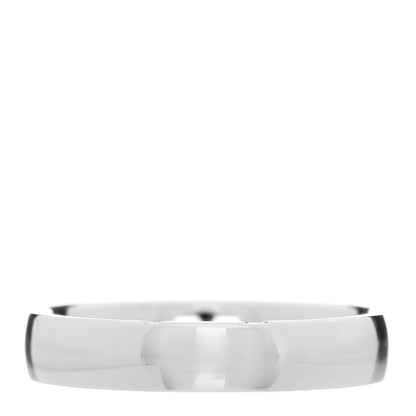 Hermes 18K White Gold Diamond Ever Herakles Wedding Band Ring 52 6 2 of 6
