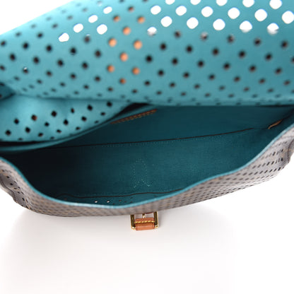 Louis Vuitton Monogram SC Flore Saumur Teal 6 of 10