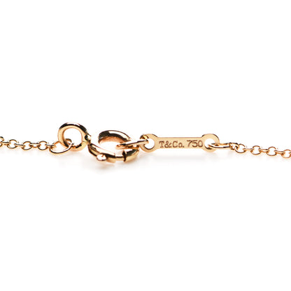 Tiffany 18K Rose Gold Diamond Small Paloma's Graffiti Love Pendant Necklace 5 of 6