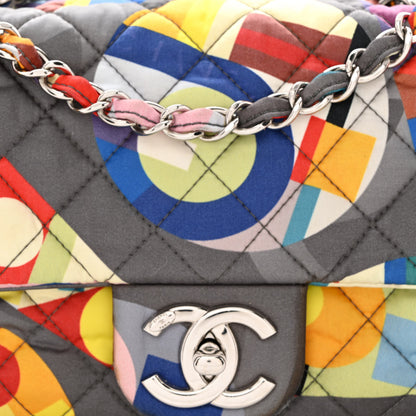 Chanel Nylon Printed Medium Coco Color Flap Multicolor 8 of 11