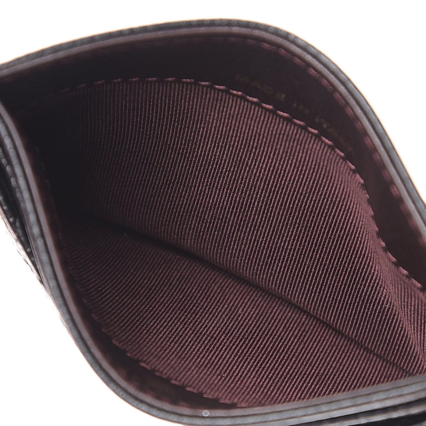 Caviar Quilted Card Holder Black