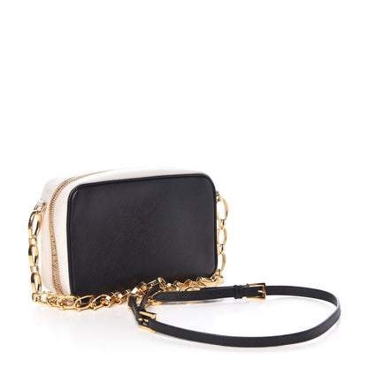 Prada Saffiano Camera Crossbody Black Talco 3 of 9