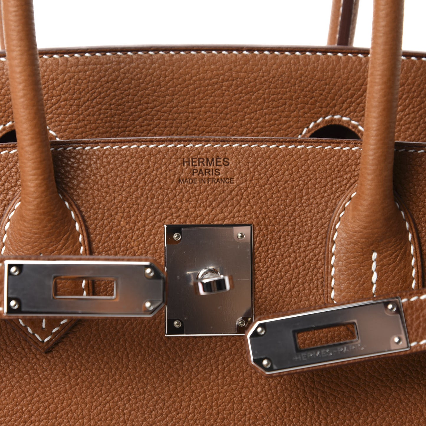 Natural Barenia Faubourg Birkin 30 Fauve