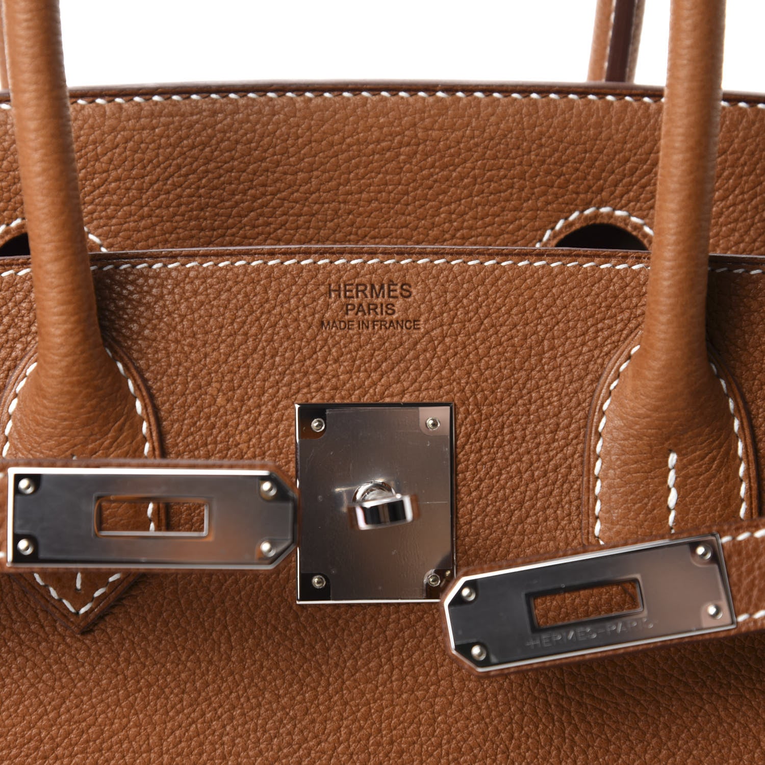 Hermes Natural Barenia Faubourg Birkin 30 Fauve 9 of 11