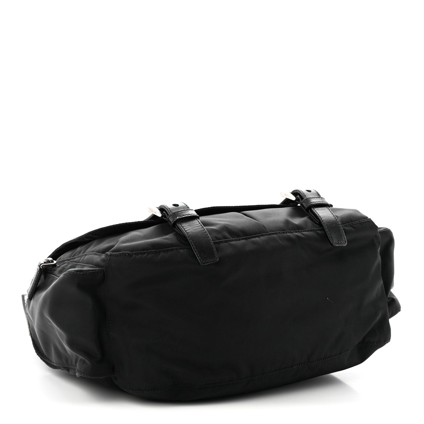 Nylon Vela Sport Messenger Bag Black