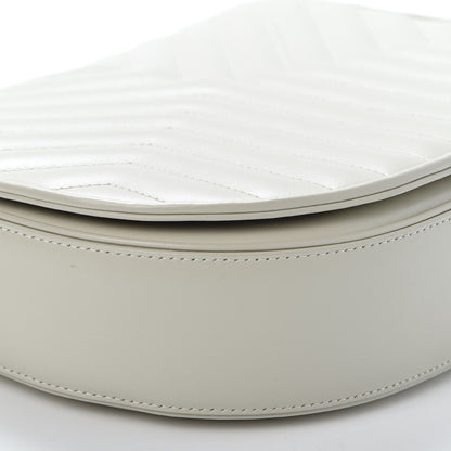 Saint Laurent Calfskin Quilted Y Joan Satchel White 5 of 10