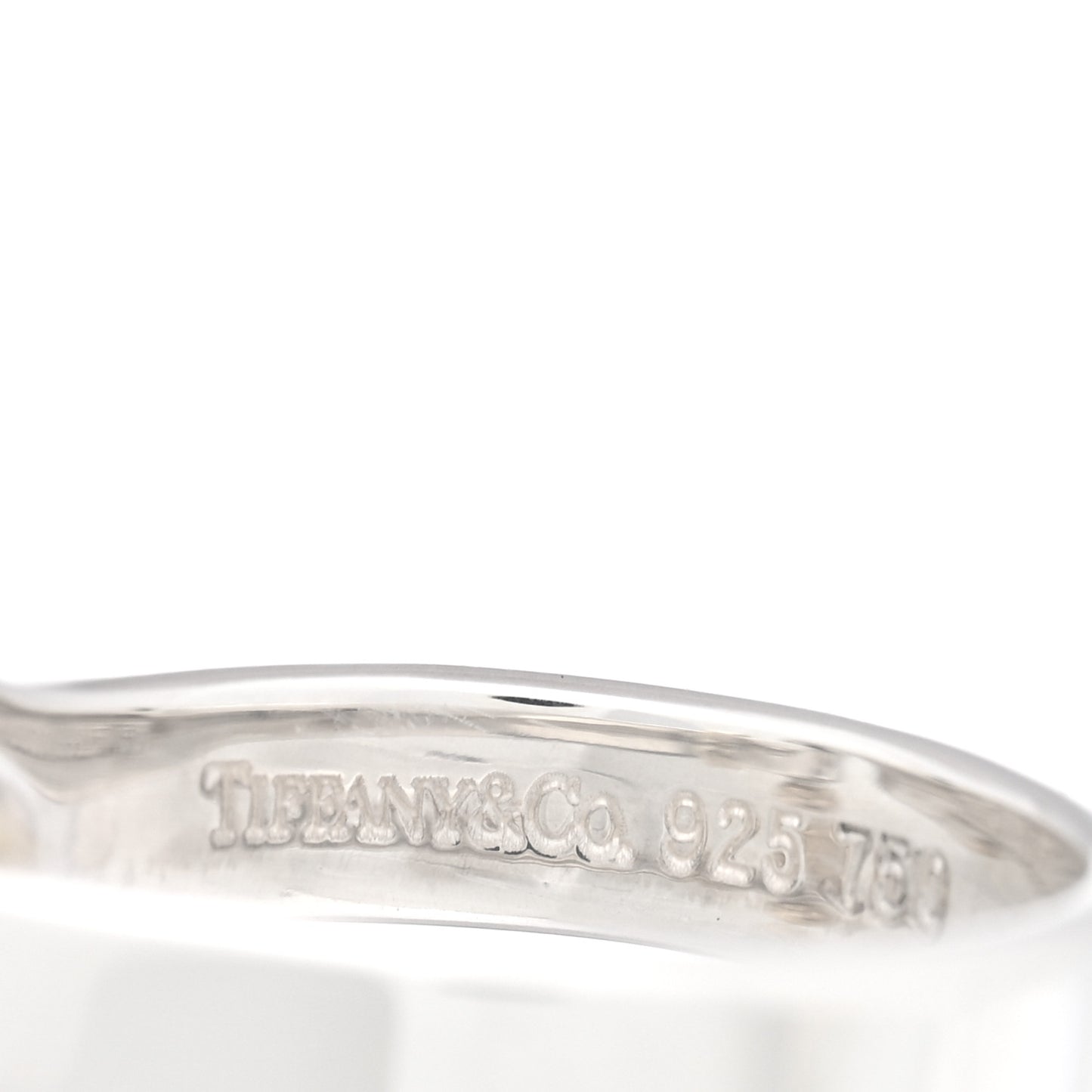Sterling Silver 18K Yellow Gold Hook Ring 56 7.5
