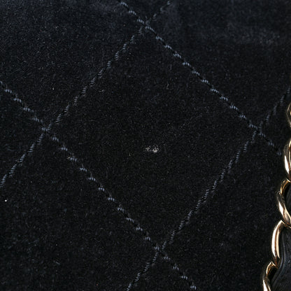 Chanel x Pharrell Williams Suede Lambskin XXL Flap Bag Black 16 of 18
