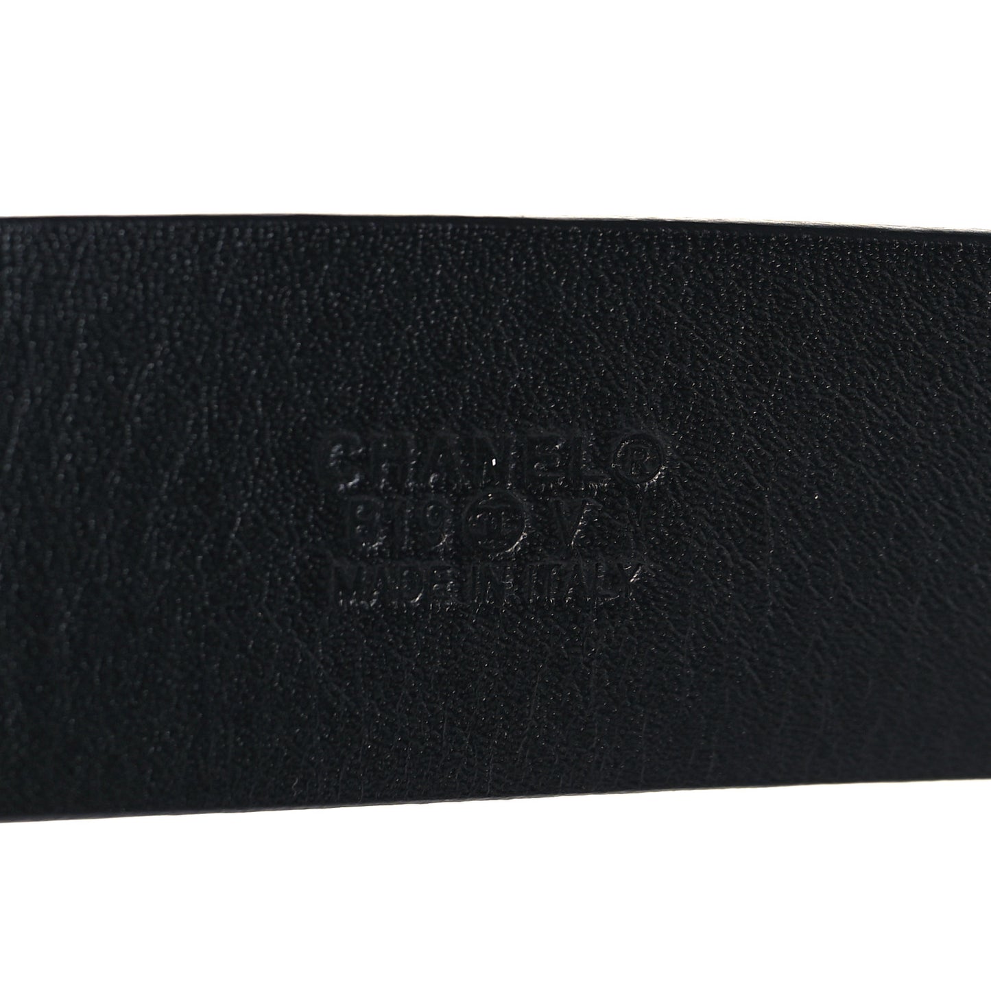 Calfskin Crystal CC Vendome Belt 85 34 Black