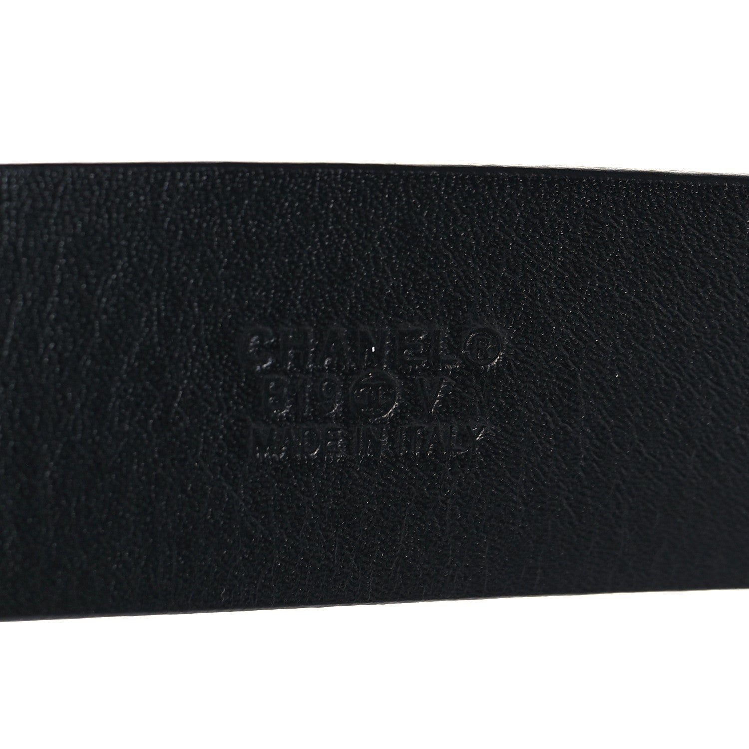 Chanel Calfskin Crystal CC Vendome Belt 85 34 Black 4 of 6