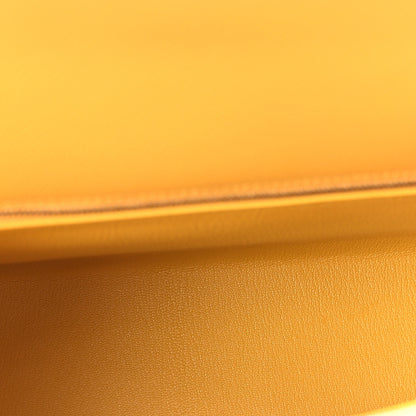 Hermes Epsom Kelly Sellier 32 Jaune Ambre 5 of 9