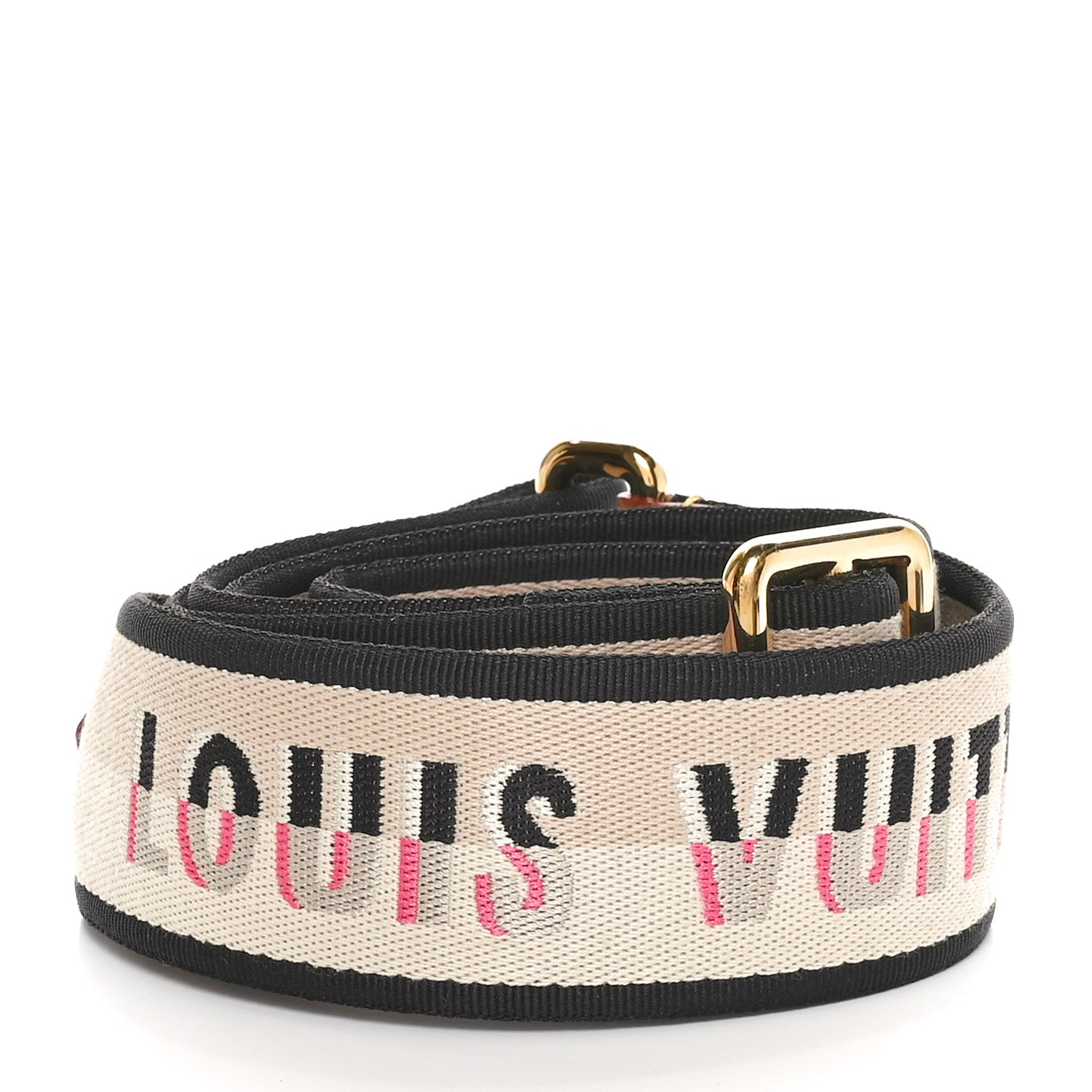 Louis Vuitton Jacquard Speedy Bandouliere 20 Shoulder Strap Black 2 of 3