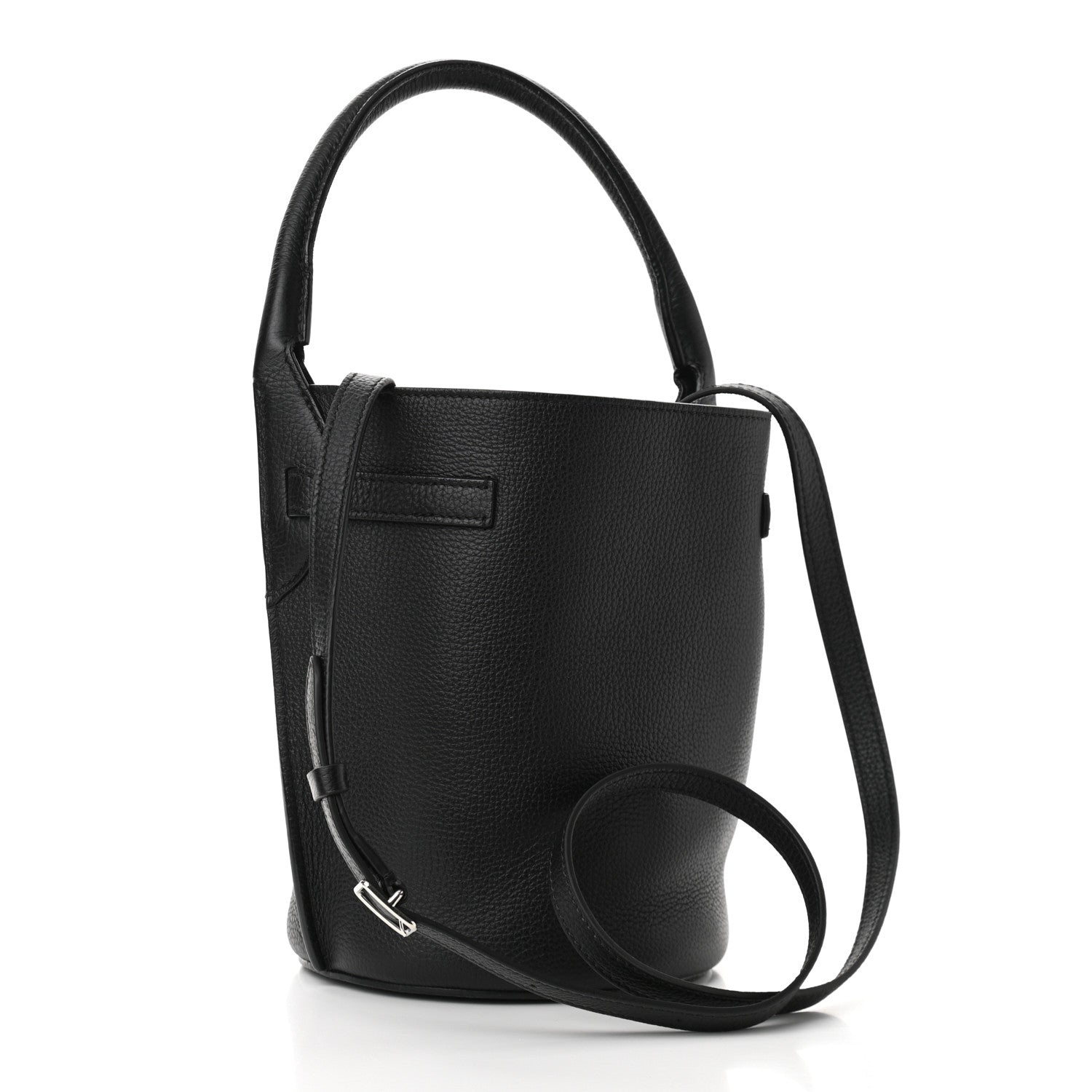 Celine Supple Grained Calfskin Nano Big Bag Bucket Black 3 of 10