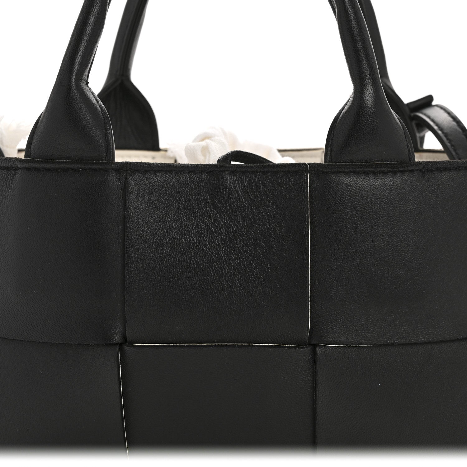 Bottega Veneta Calfskin Maxi Intrecciato Mini Arco Tote Black 11 of 11