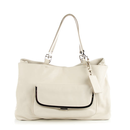 Dolce & Gabbana Calfskin Miss Sleek Bianco 1 of 7