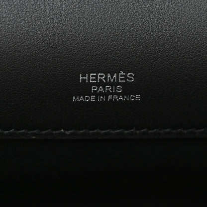 Hermes Swift Kelly Cut Clutch Pochette Black 6 of 8