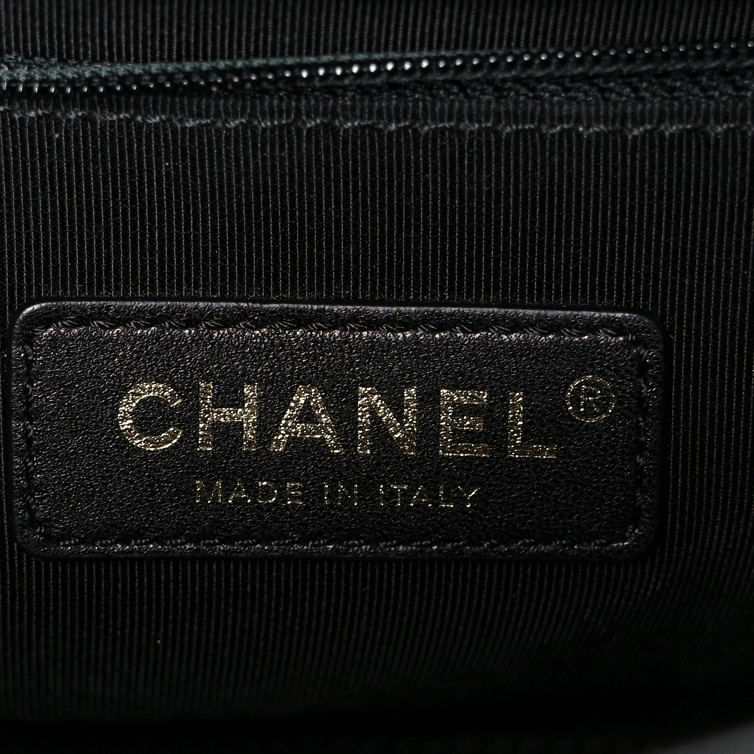 Chanel Sheepskin Chevron Stitched Chain Top Handle Flap Black 6 of 10