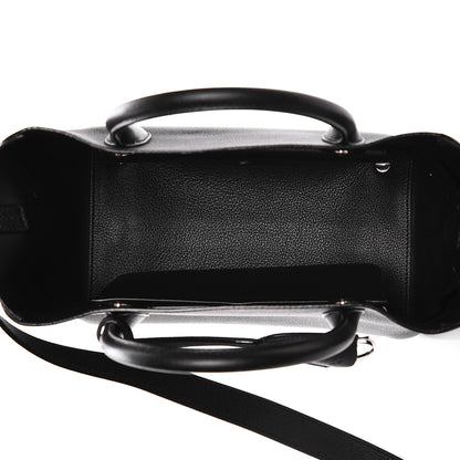Christian Dior Supple Grained Calfskin Medium Open Bar Tote Black 6 of 8