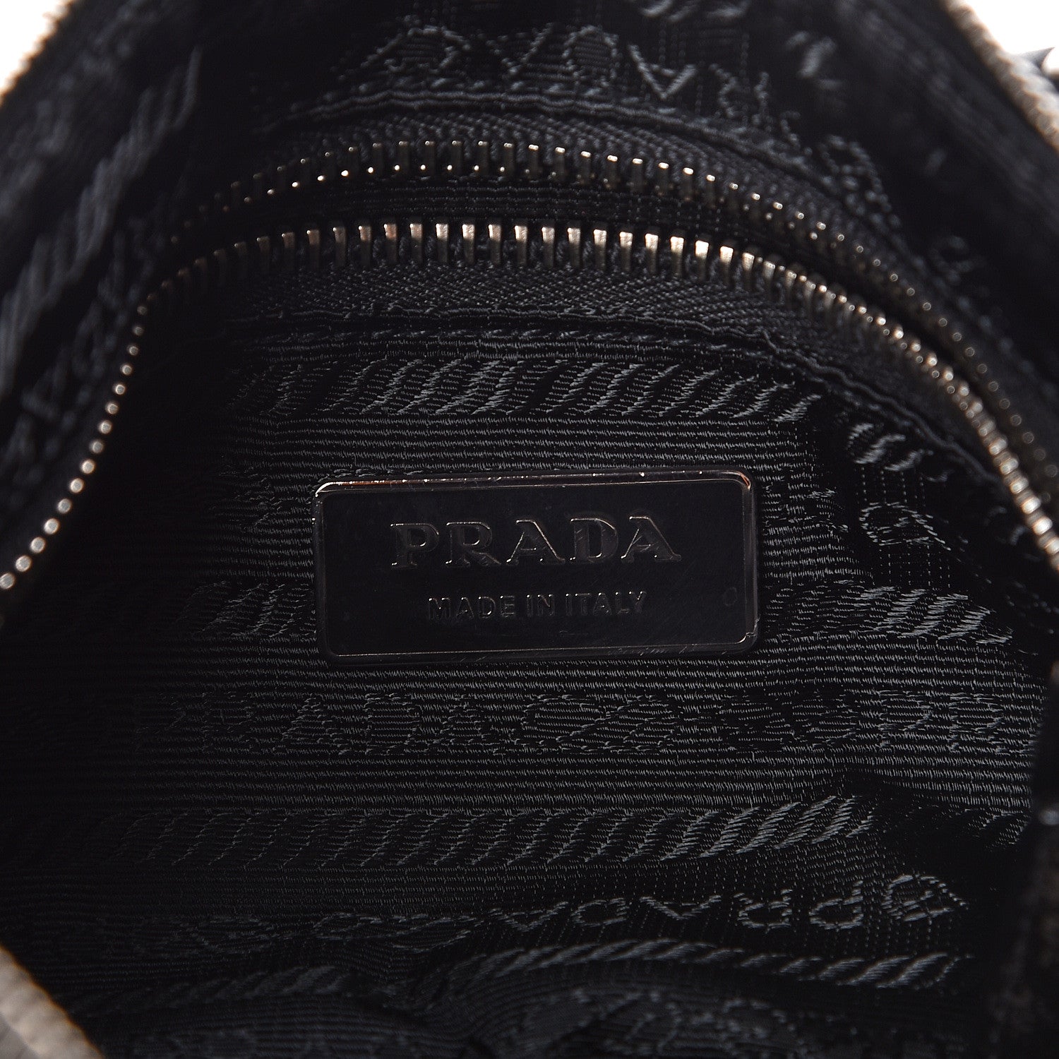 Prada Tessuto Nylon Nappa Shoulder Bag Black 6 of 9