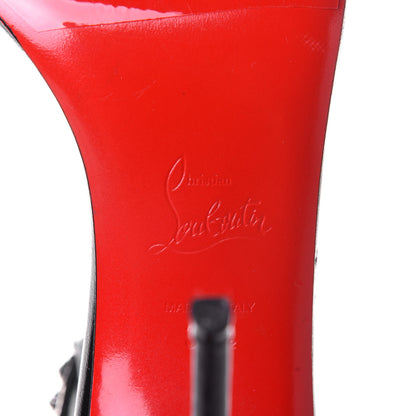Christian Louboutin Nappa Priyadora 100 Studded Sandals 39.5 Black Silver 8 of 9