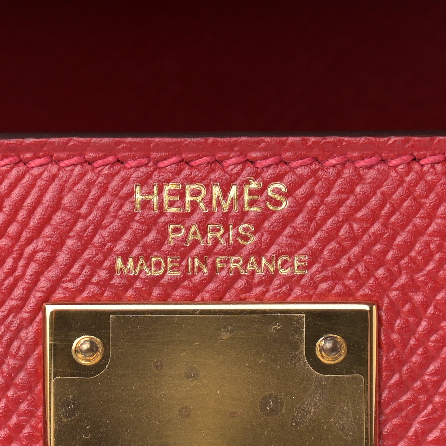 Epsom Kelly Sellier 28 Rouge Casaque