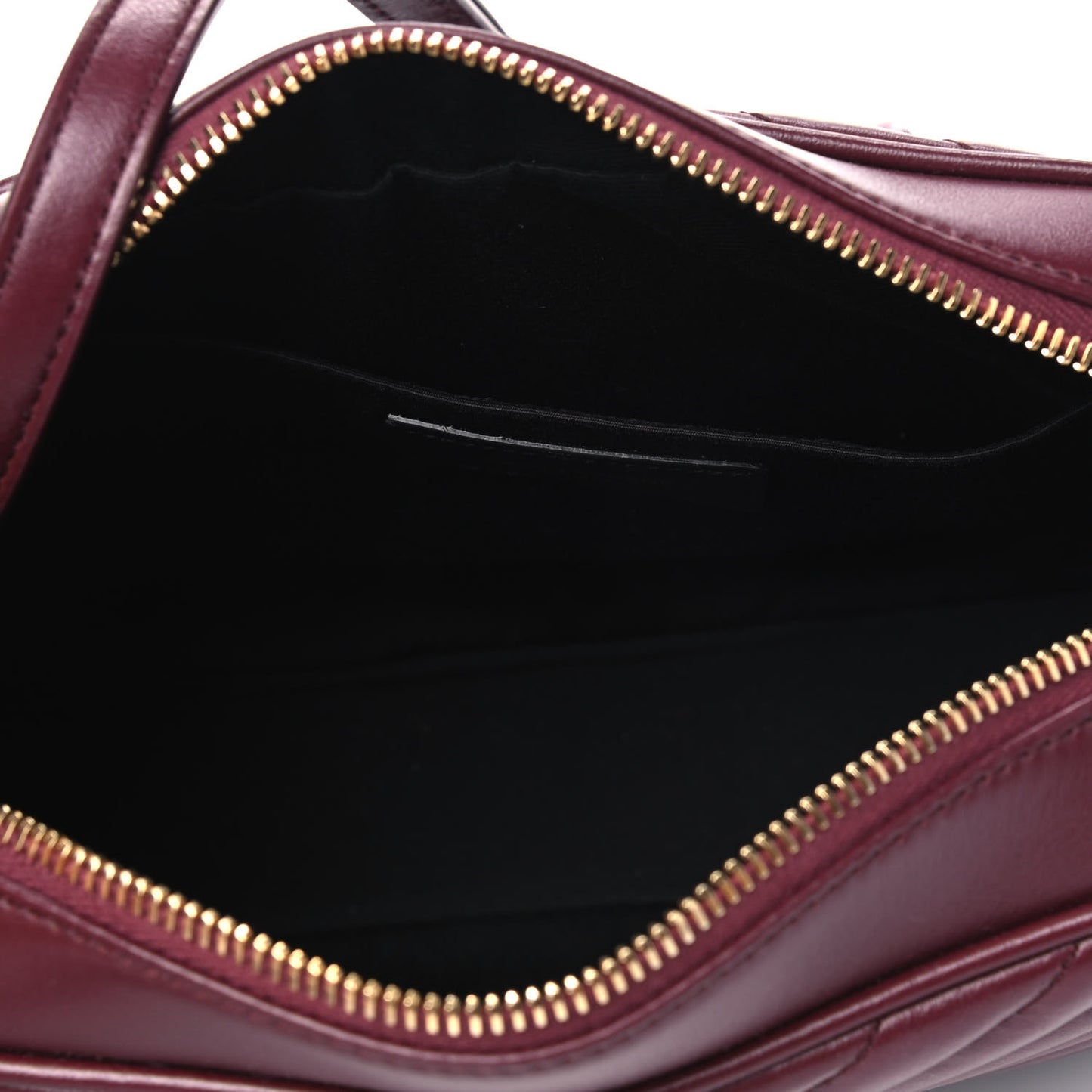 Calfskin Matelasse Monogram Lou Camera Bag Dark Legion Red