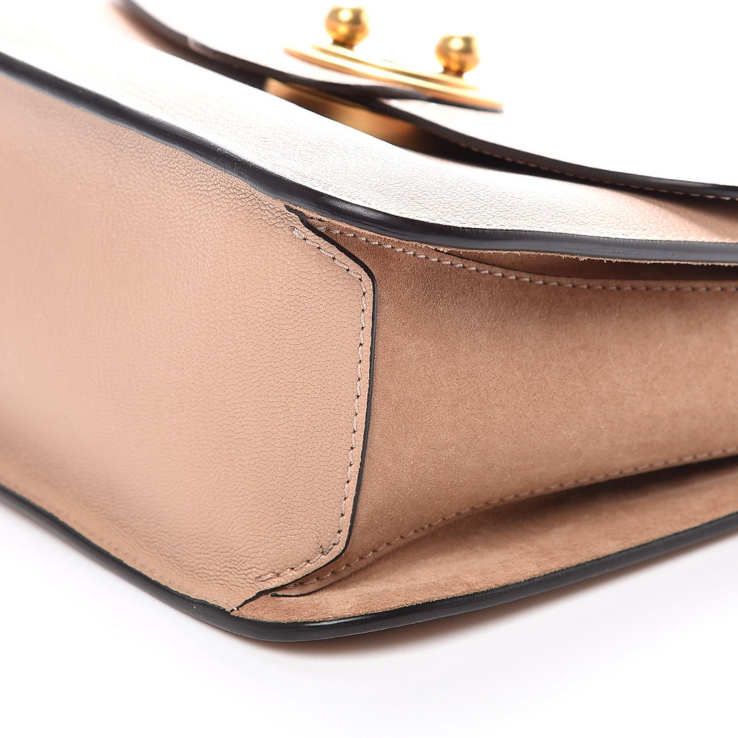 Goatskin Medium Mily Shoulder Bag Biscotti Beige