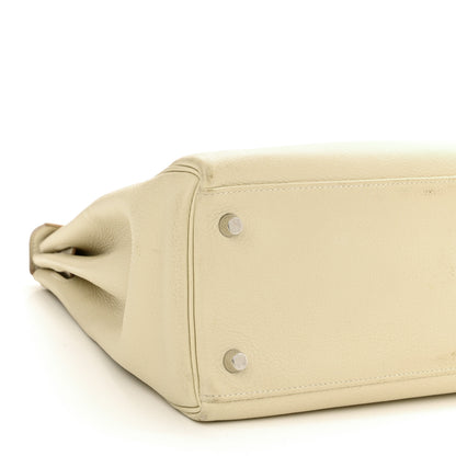 Hermes Togo Au Galop Kelly Retourne 32 Craie Rouge H Fauve Black 9 of 15