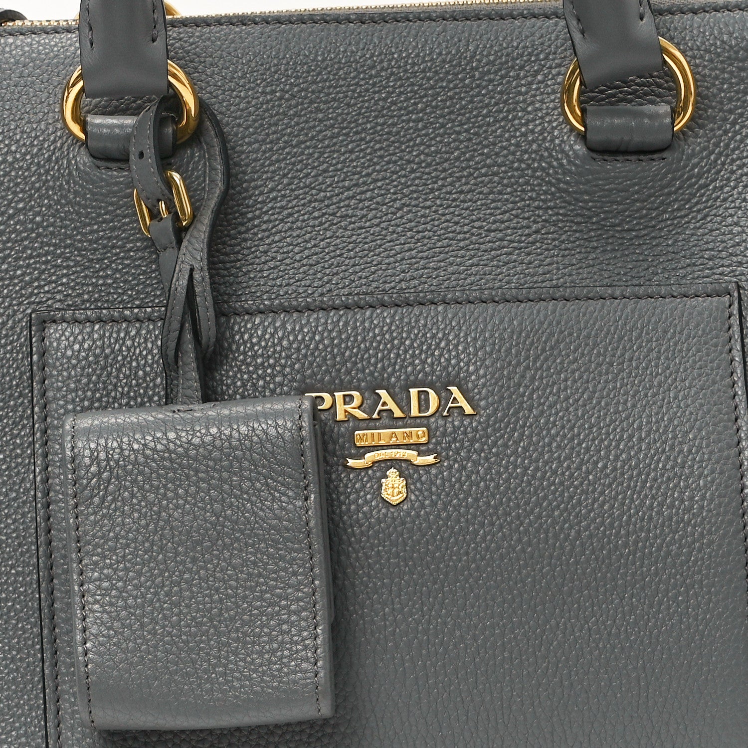 Prada Vitello Daino Satchel Marmo 8 of 11