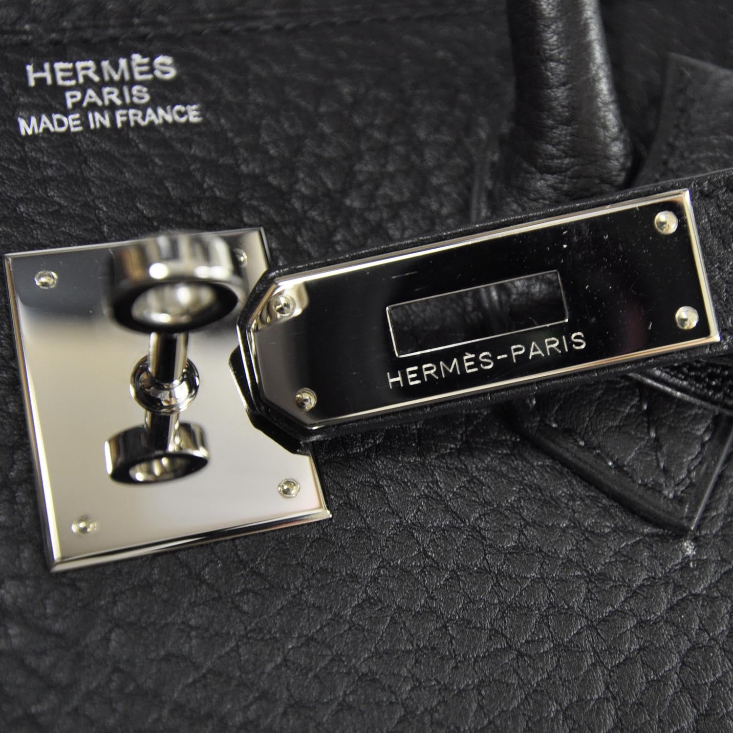 Hermes Taurillon Clemence BIRKIN 35 Black 8 of 9