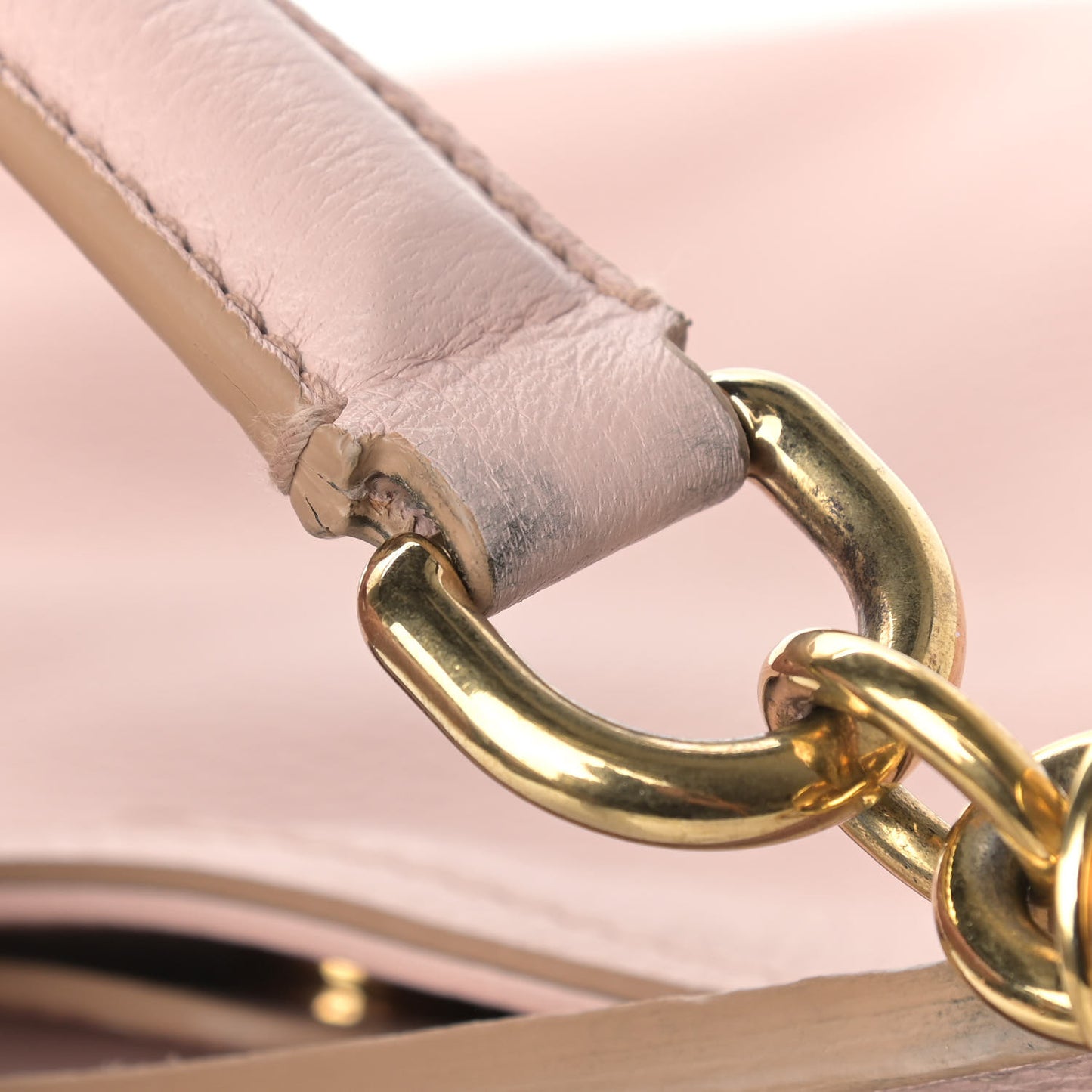 Grained Deerskin Extra Large Miss Sicily Satchel Light Pink