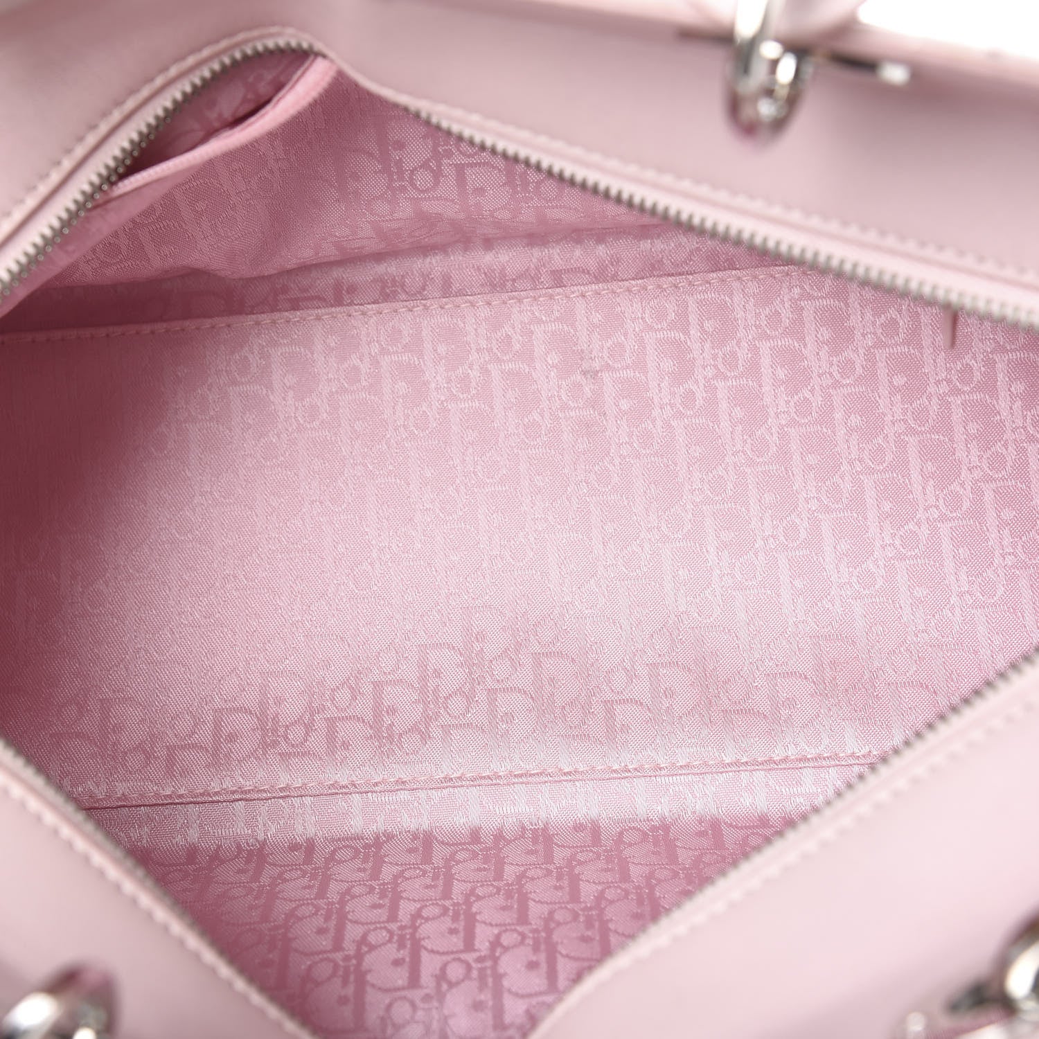 Christian Dior Lambskin Cannage Soft Lady Dior Satchel Light Pink 5 of 14
