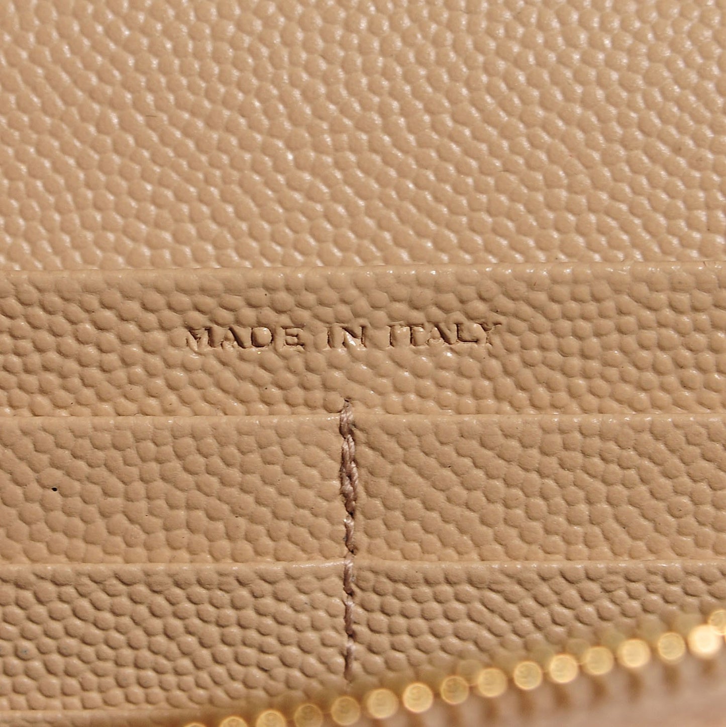 Grain De Poudre Matelasse Chevron Monogram Chain Wallet Powder