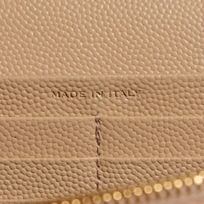 Saint Laurent Grain De Poudre Matelasse Chevron Monogram Chain Wallet Powder 8 of 8