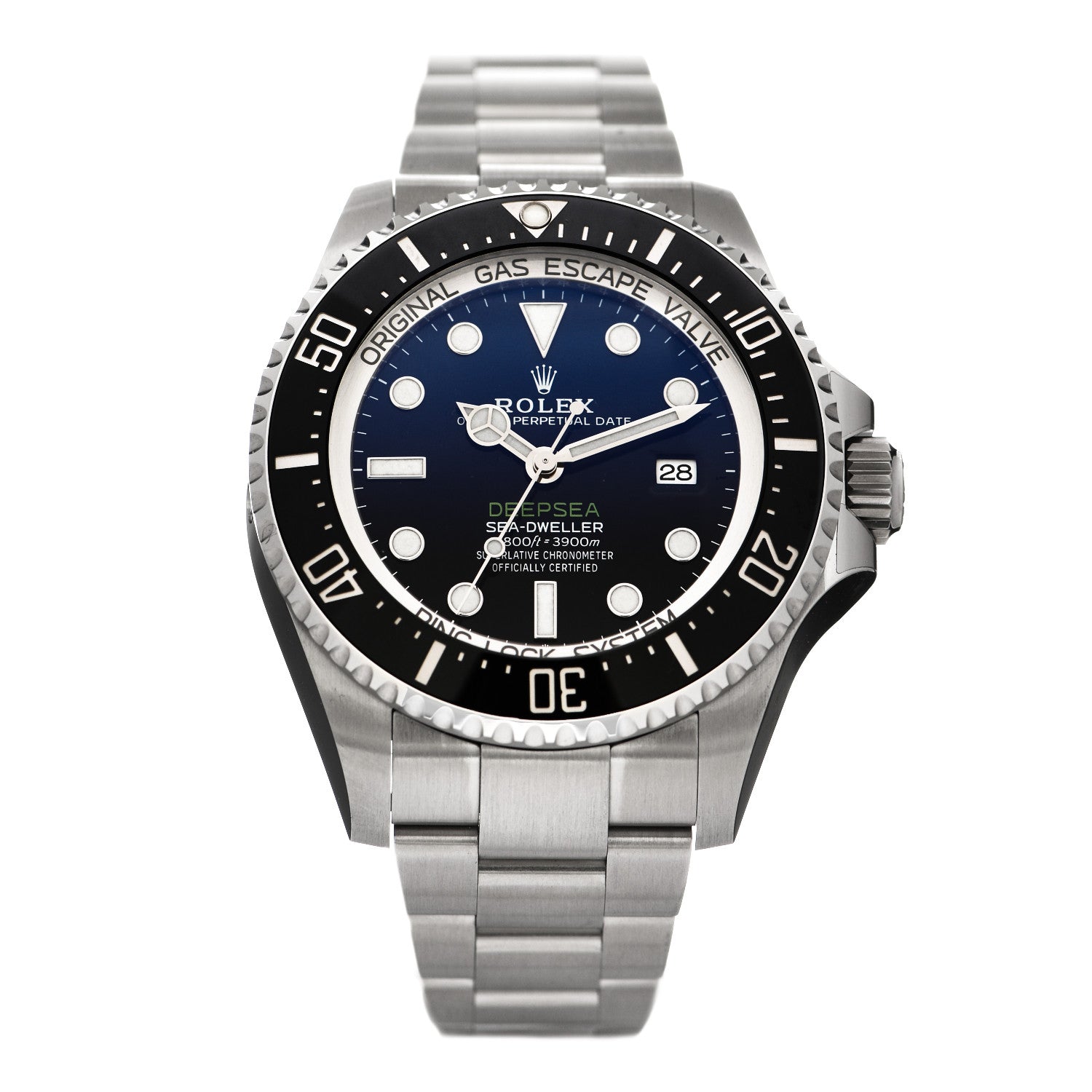 Rolex Stainless Steel 44mm Oyster Perpetual Date Sea-Dweller Deepsea James Cameron Watch Blue 126660 1 of 5