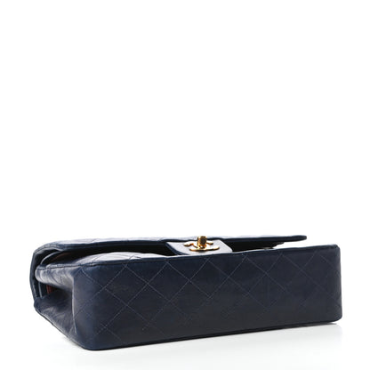 Chanel Lambskin Quilted Medium Double Flap Navy 4 of 9