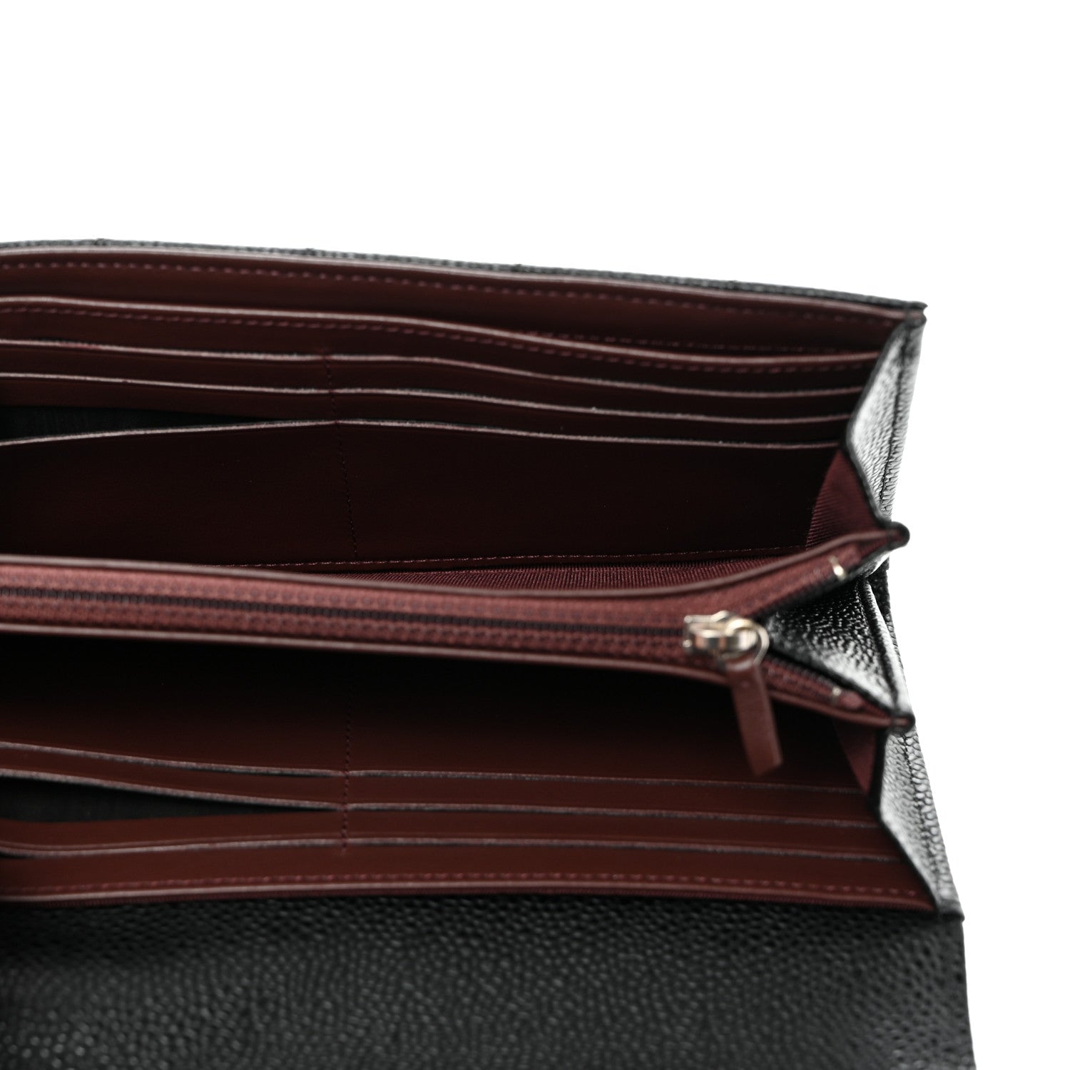 Chanel Caviar Quilted Large Gusset Flap Wallet Black 5 of 9