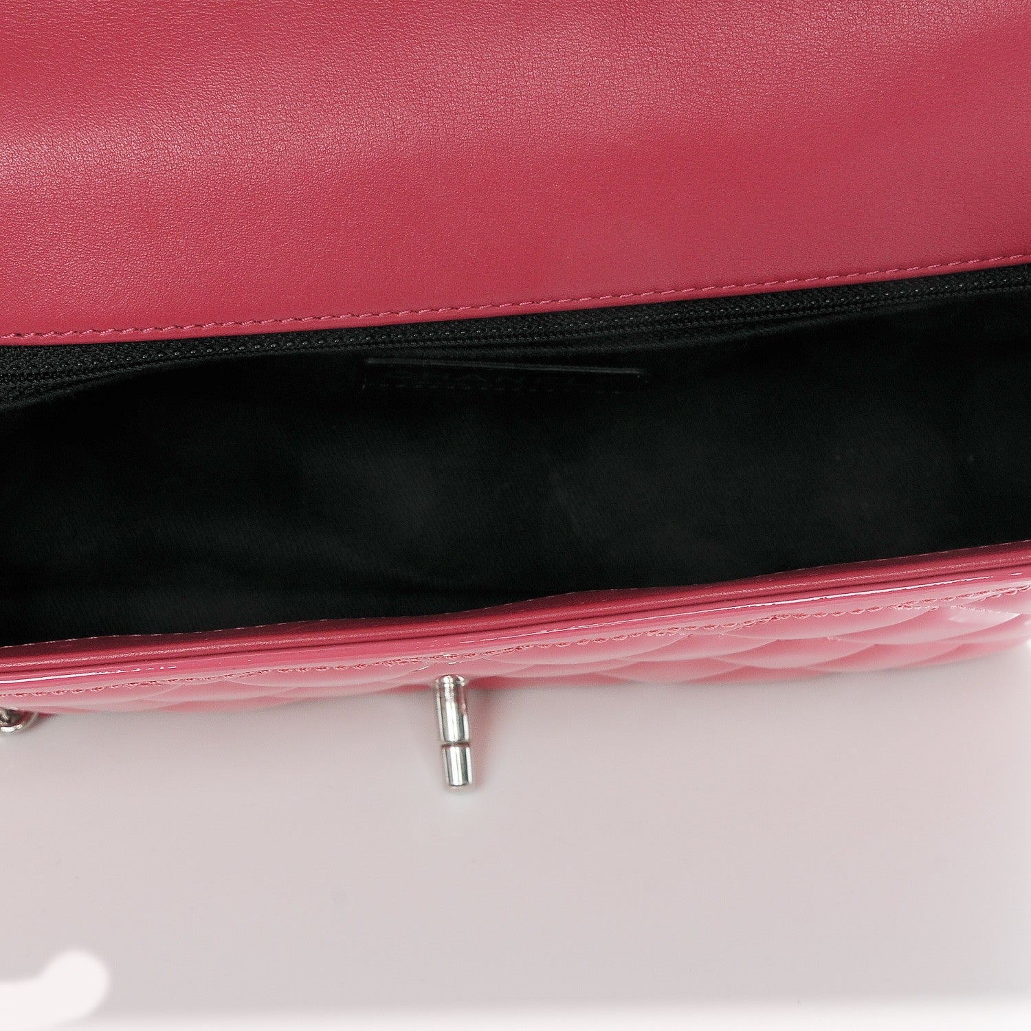 Chanel Patent Quilted Large Coco Shine Flap Pink 5 of 7