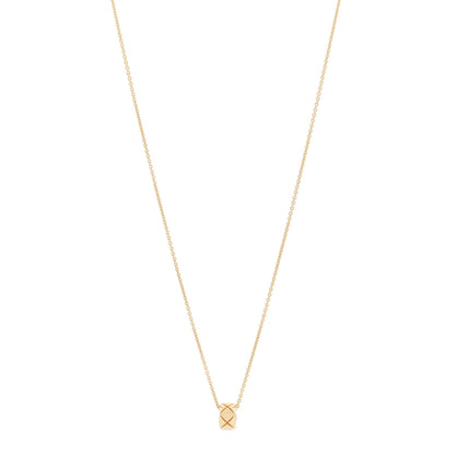 Chanel 18K Yellow Gold Coco Crush Small Round Pendant Necklace 1 of 7